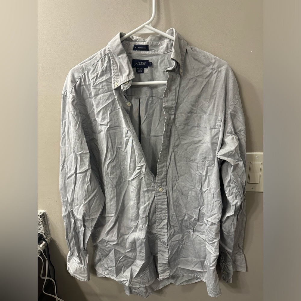 J Crew Long Sleeve Button Down Shirt